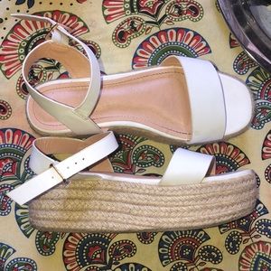 Lulu espadrille wedges.
